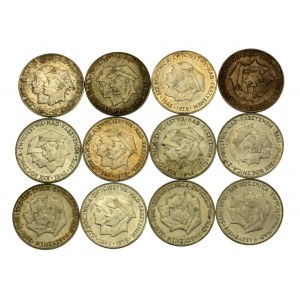 Zestaw 200 złotych 1975, XXX Rocznica zwycięstwa, 12 szt. (543)