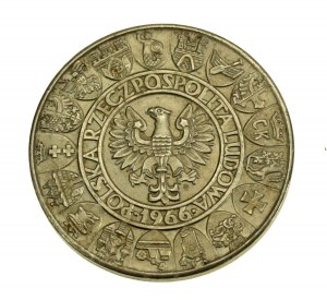 People's Republic of Poland, 100 gold 1966 Mieszko and Dabrowka (547)