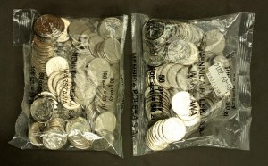 Third Republic, Two mint bags of 50 pennies, 2011 and 2014 (551)