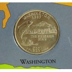 USA, zestaw okolicznościowych 25-centówek ze stanami 1999-2008 w klaserze (560)