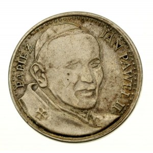 Pope John Paul II medal. Silver. (561)