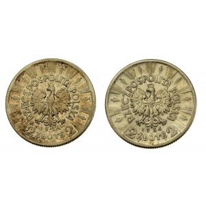 II RP, 2 gold 1934 Pilsudski, 2 pcs. (562)