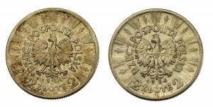 II RP, 2 złote 1934 Piłsudski, 2 szt. (562)