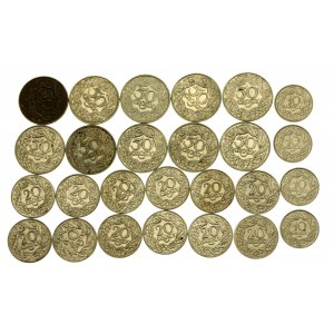 Second Republic, nickel coin set, 26 pieces. (566)