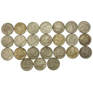 II RP, zestaw 10 złotych 1932 -1934 Głowa kobiety, 24 szt. (573)