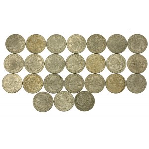 II Republic, set of 10 gold 1932 -1934 Head of a woman, 24 pieces. (573)