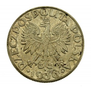 II RP, 5 złotych 1936, Żaglowiec (576)