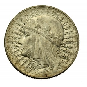 II RP, 5 złotych 1933 Głowa kobiety (577)
