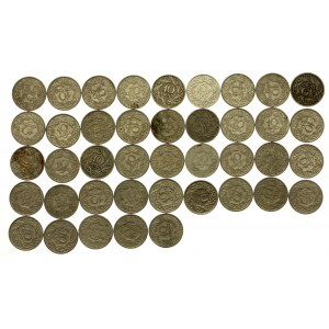 II RP, zestaw monet 10 groszy 1923, 41 szt. (580)