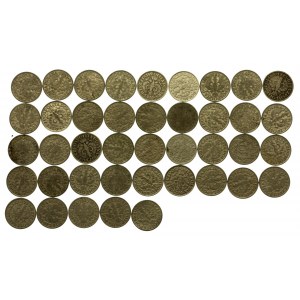 II RP, zestaw monet 10 groszy 1923, 41 szt. (580)