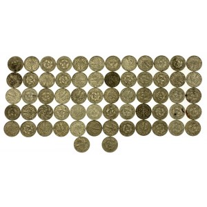 Second Republic, set of 20 pennies 1923, 64 pieces. (584)