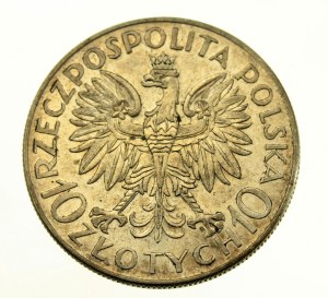 II RP 10 gold 1933 Sobieski. Nice. (592)