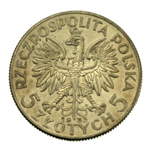 II RP, 5 złotych 1933 Głowa kobiety (593)