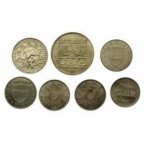 Österreich, Silbermünzensatz, 7 Stück. (612)