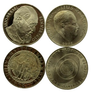 Austria, set of 50 shillings 1970-1974, 4 pieces. (618)