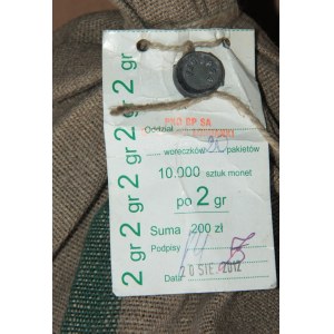 Third Republic, Mint bag of 2 pennies 2012, 10,000 pieces, (620)