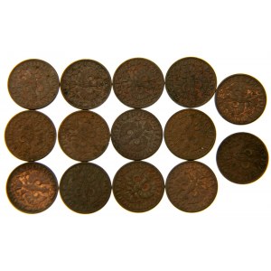 Second Republic, 1939 set of 1 penny, 14 pieces. (632)