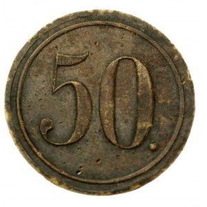 Token of the estate of Caesar Poniatowski, denomination 50 (920)