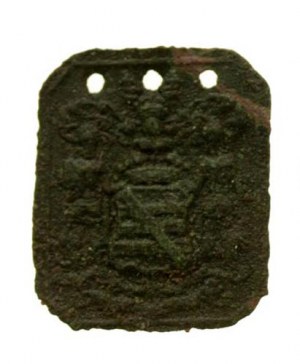 Żeton majątkowy z herbem Plater (929)