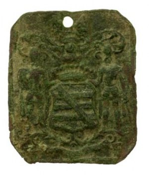 Żeton majątkowy z herbem Plater (930)