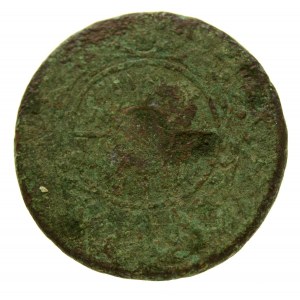 Żeton majątkowy wykonany z monety, punca (939)