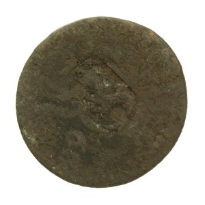 Żeton majątkowy wykonany z monety, punca byk (944)