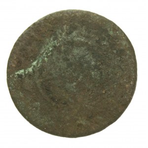 Żeton majątkowy wykonany z monety, punca byk (944)