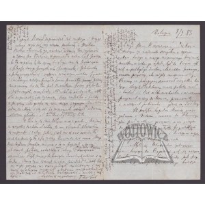 LENARTOWICZ Teofil, Letter to Kazimieraz N.