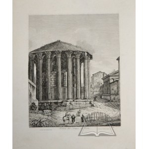 ROSSINI Luigi (1790-1857), Veduta del Tempio di Vesta.