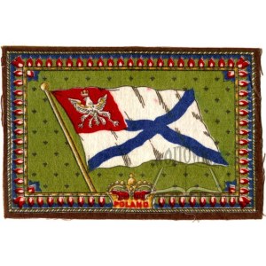 POLEN. Polnische Handelsflagge.