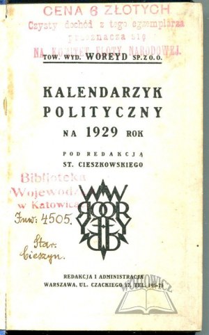 NOWY Kalendarzyk Polityczny na Rok 1820.