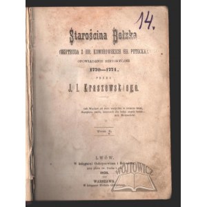 KRASZEWSKI Józef Ignacy, Starościna Bełzka (Gertruda z hr. Komorowskich hr. Potocka).