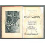 SIENKIEWICZ Henryk, Quo vadis. A novel from the time of Nero for more mature young people.
