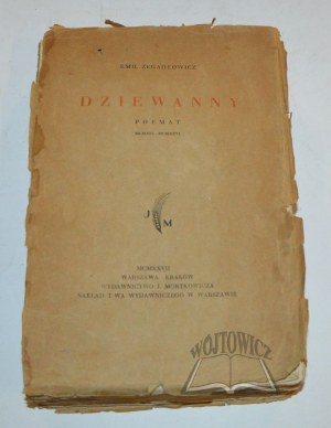 ZEGADŁOWICZ Emil, Dziewanny. (1st ed.).