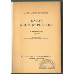 BRÜCKNER Aleksander, Dějiny polské kultury.