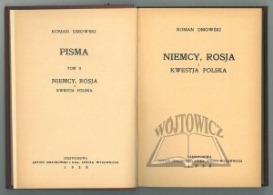 DMOWSKI Roman, Writings.