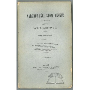 KORCZAK - Branicki Xawery, slovanské národnosti. Dopisy W. O. Gagarinovi S. J.