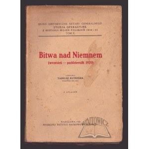 KUTRZEBA Tadeusz, Bitwa nad Niemnem (wrzesień - październik 1920).