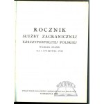 ROCZNIK Służby Zagranicznej Rzeczypospolitej Polskiej.