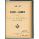 (PRAWO na Śląsku). Ustawy i rozporządzenia dla księstwa górnego i dolnego Szląska.