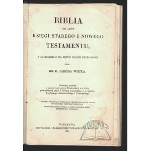 Die BIBEL besteht aus den Büchern des Alten und Neuen Testaments.