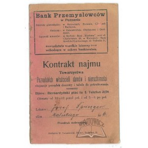 RENTAL CONTRACT of the Society of Poznań Homeowners and Property Owners.