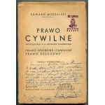 MUSZALSKI Edward, (Autograph). Civil law in force in B. Congress Kingdom.