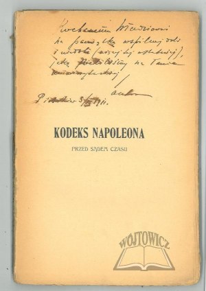 SŁOMIŃSKI Adam, Kodeks Napoleona. Przed sądem czasu. (Autograf).