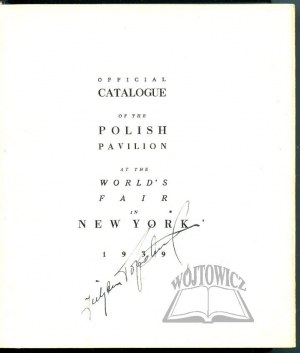 (KATALOG). Official Catalogue of the Polish pavilon at the World's Fair in New York 1939.