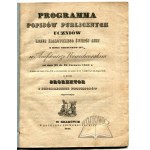 PROGRAMMA popisów publicznych uczniów Liceum Krakowskiego Świętej Anny.