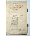 (JUSTINIANI, GOTHOFREDI Dionysii), Codicis Justiniani D.N. sacratissimi principis PP. Aug. Repetitae praelectionis.