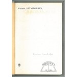 SZYMBORSKA Wisława (Autograf, Wyd. 1)., Poezje. (Básne).