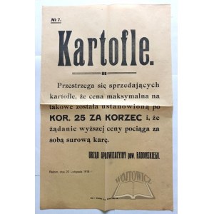 KARTOFLE. Nr 7.