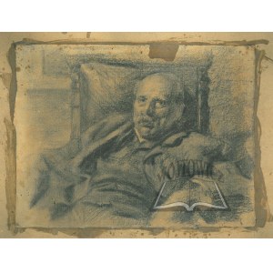 WYSPIAŃSKI Stanisław (1869-1907), Dichter, Maler, usw., Porträt von Kazimierz Stankiewicz. (Gefangener des Staates).